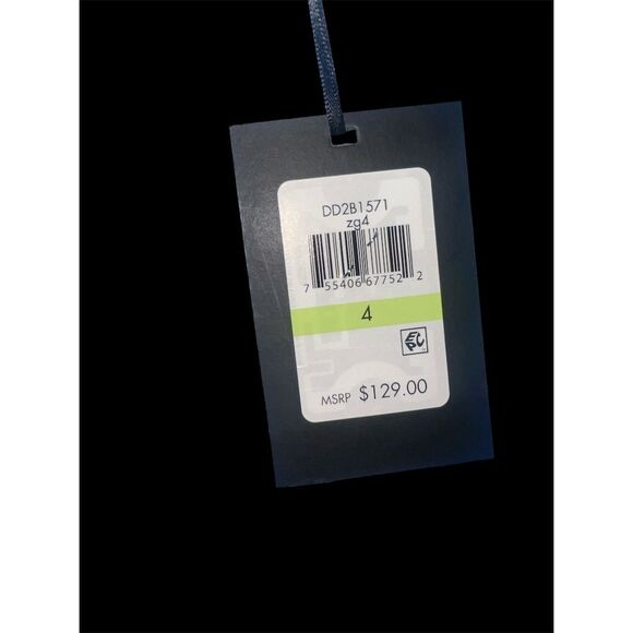 DKNY Women's Size 4 Blue A-line Asymmetrical Knee Length Dress - Picture 6 of 12